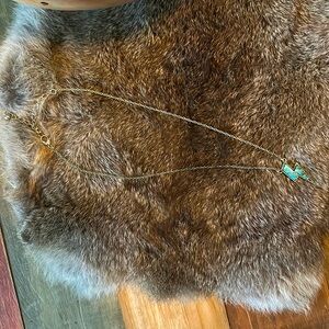 Faux Turquoise Lightning Bolt